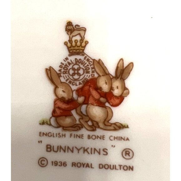 Vintage 1993 Royal Doulton Bunnykins Two-Handle English Mug Children Special Ed. - Picture 4 of 7